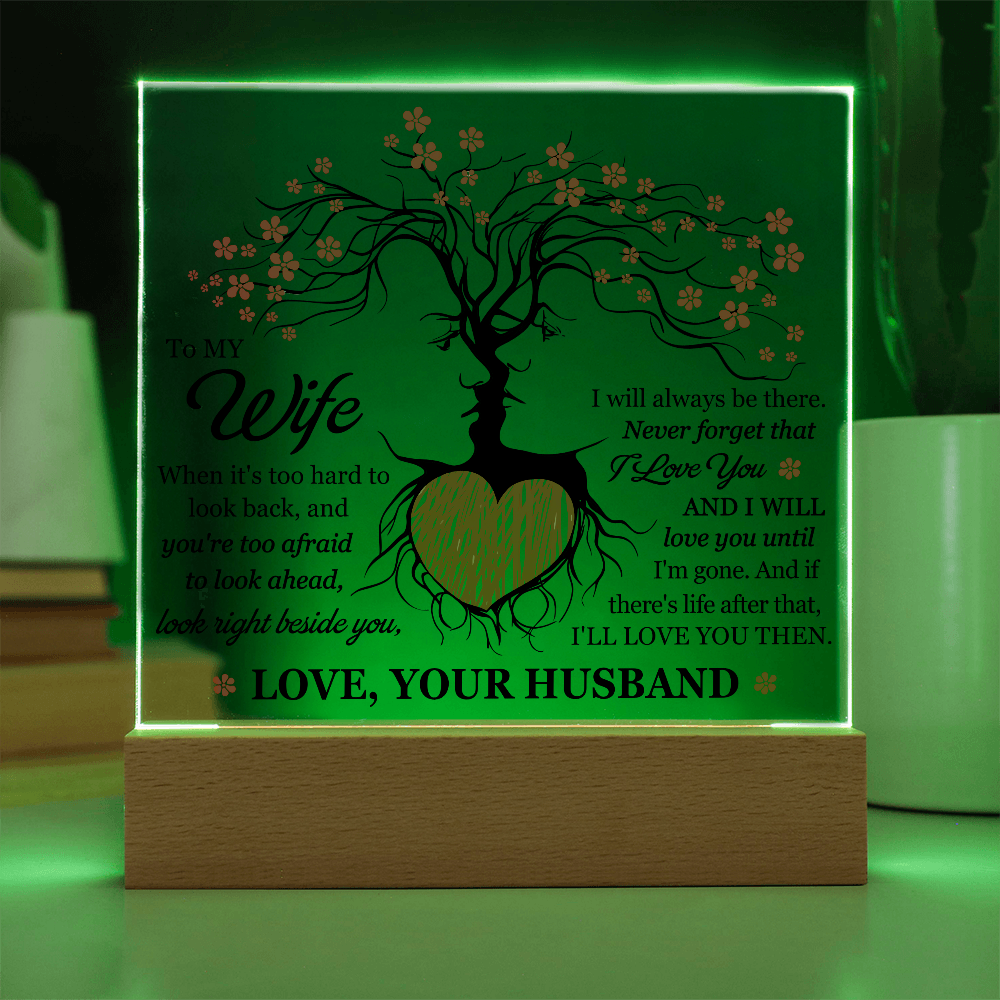Anniversary acrylic keepsake for wife

