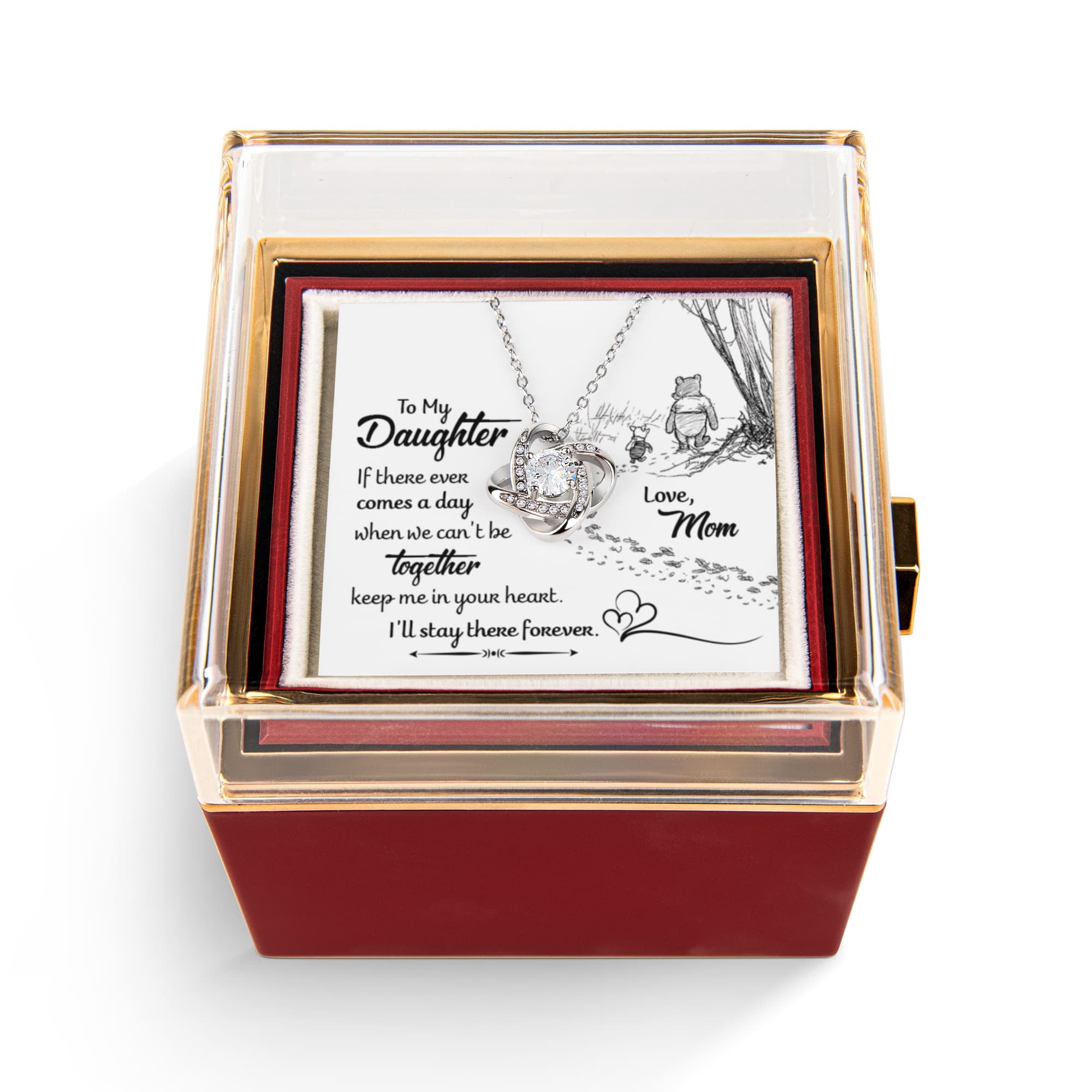 Emotional jewelry gift for daughter