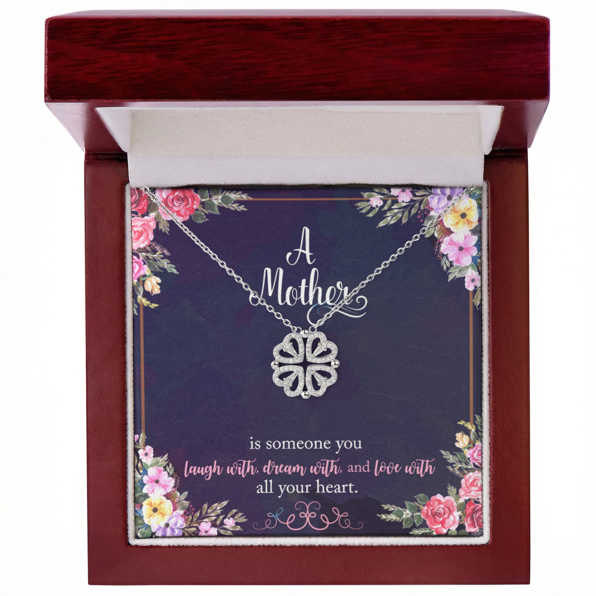 A Mother, Magnetic Hearts Necklace