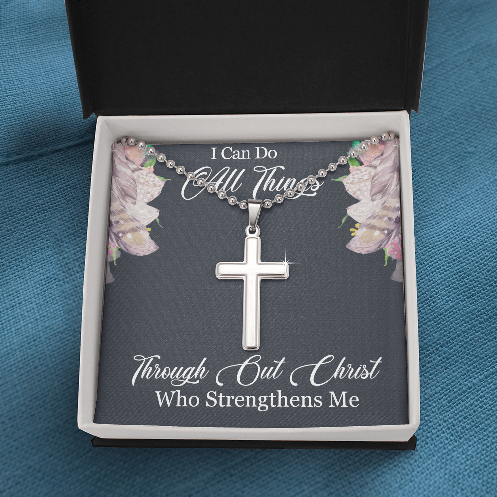 I can do all Things Cross Necklace