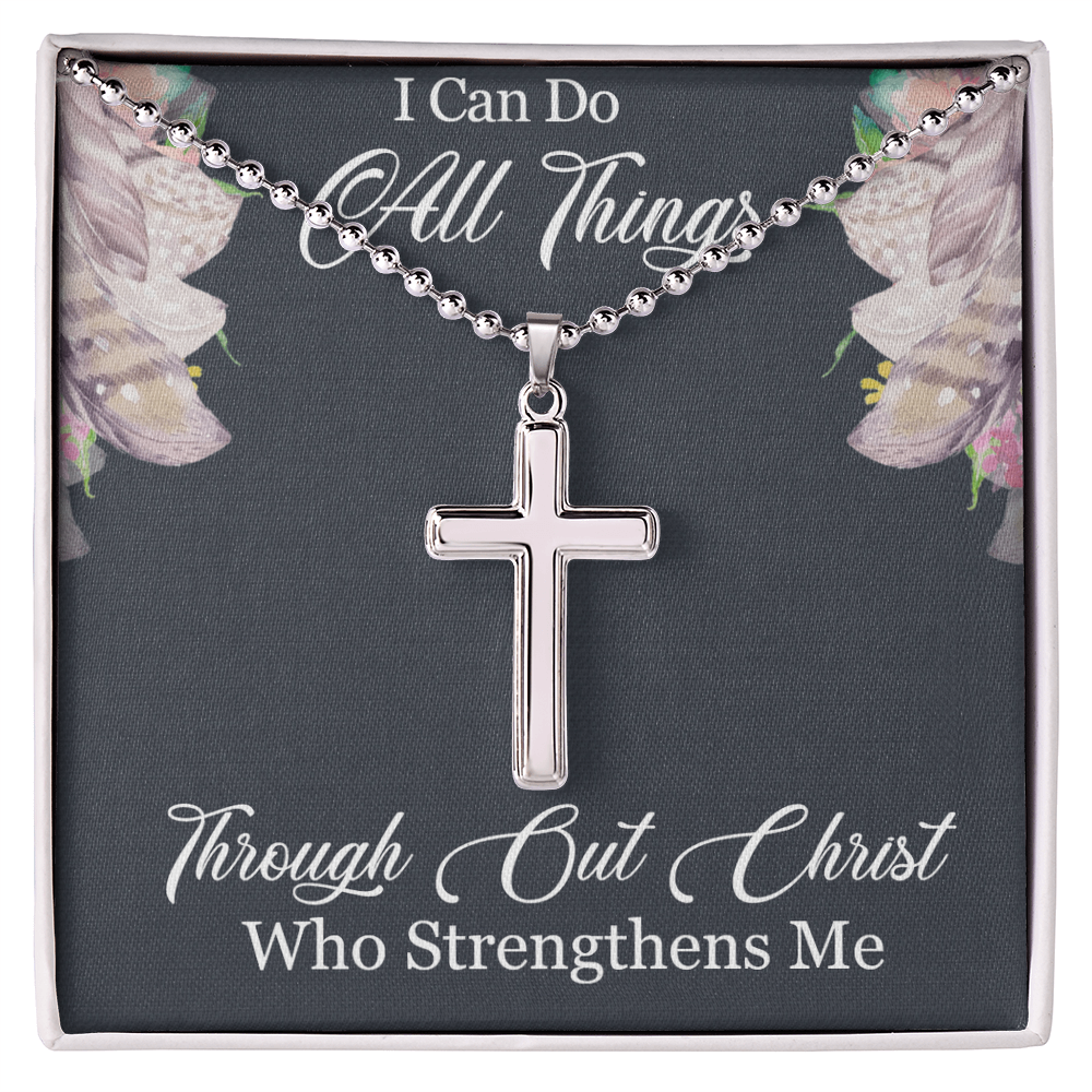 I can do all Things Cross Necklace