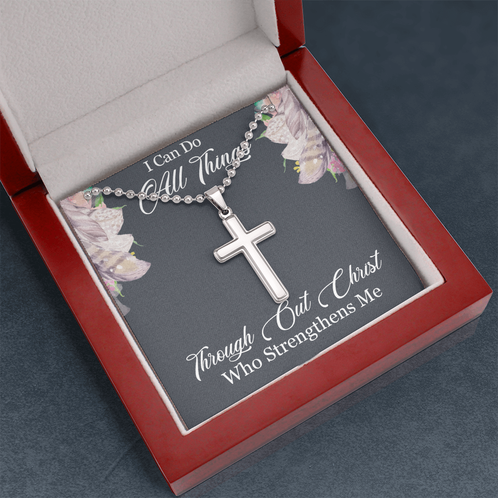 I can do all Things Cross Necklace