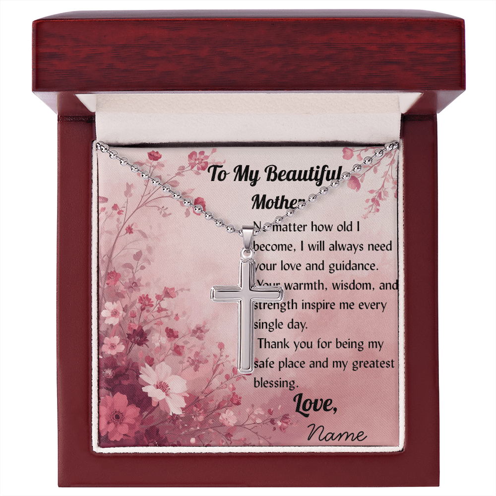 To my daughter Cross Necklace