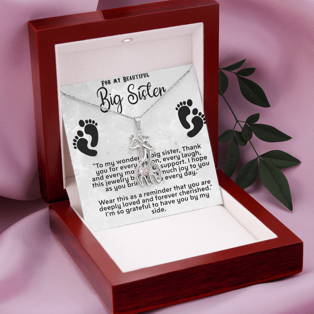 For my big sister Giraffe Necklace