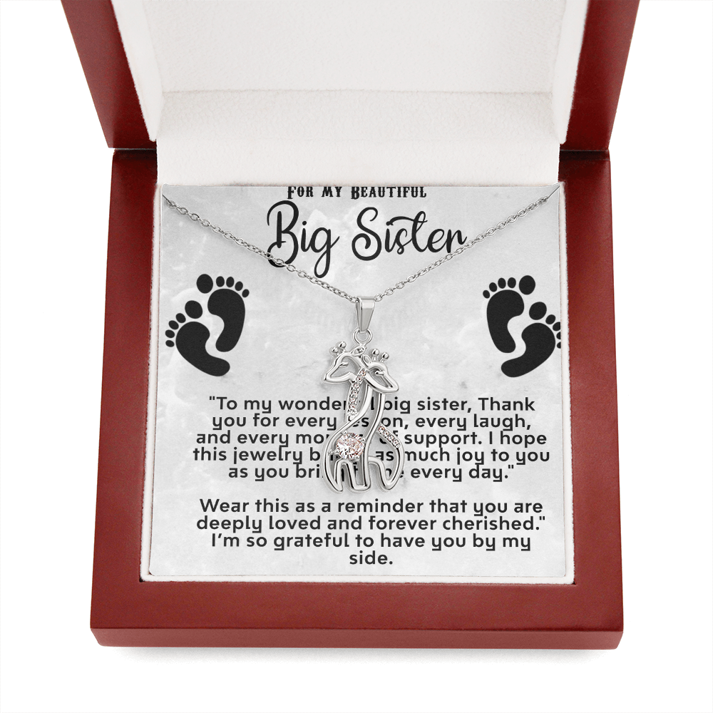 For my big sister Giraffe Necklace