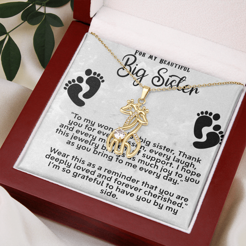 For my big sister Giraffe Necklace