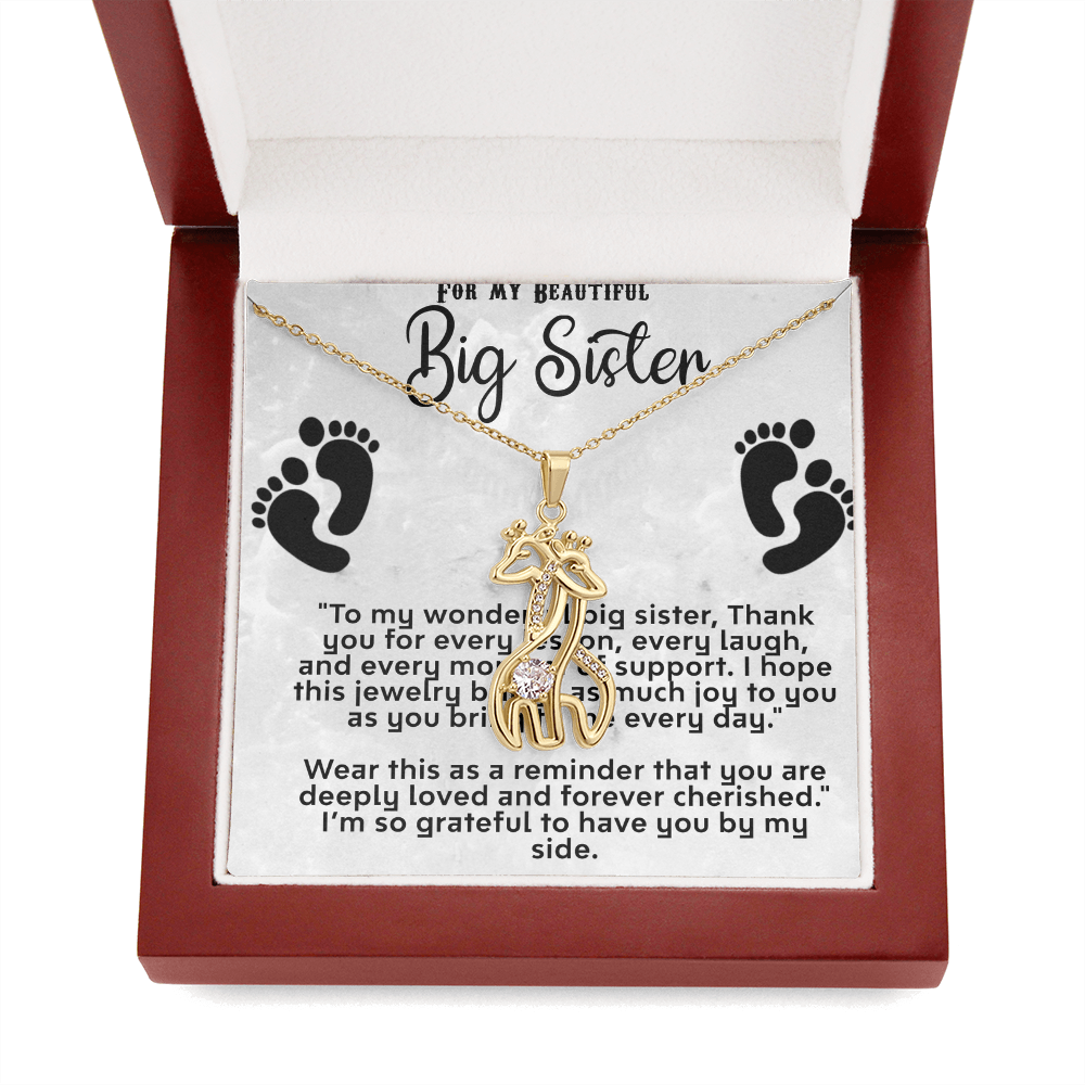For my big sister Giraffe Necklace