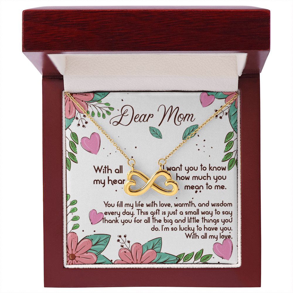 Dear Mom from ...(Enless Love necklace)