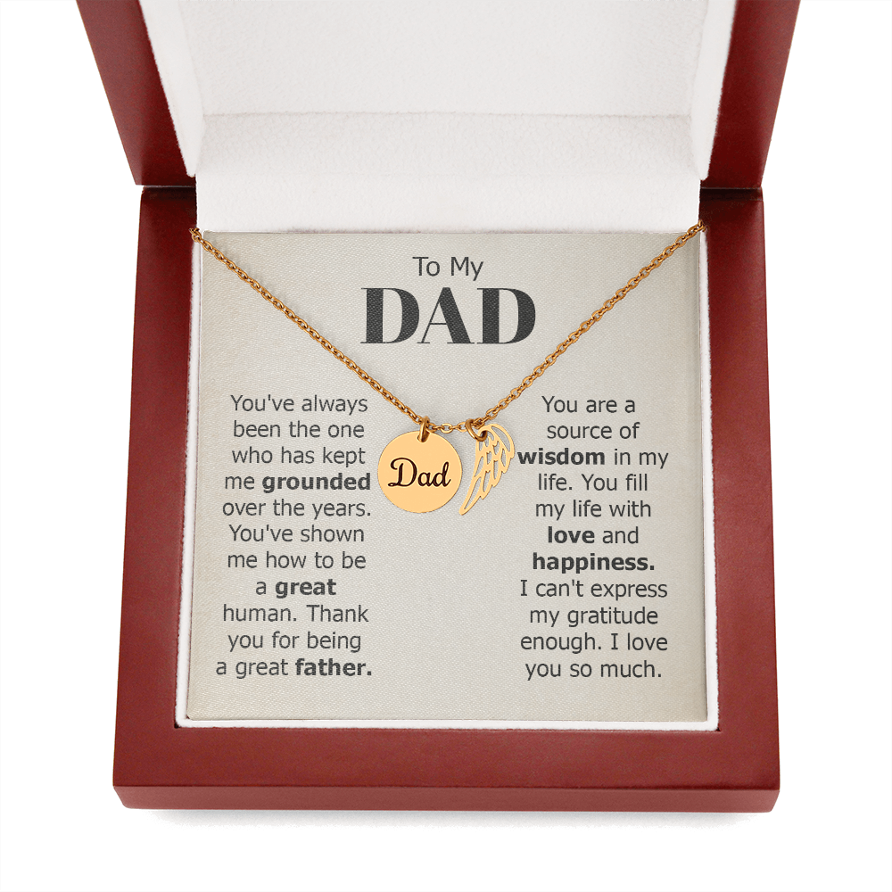 To my Dad necklace