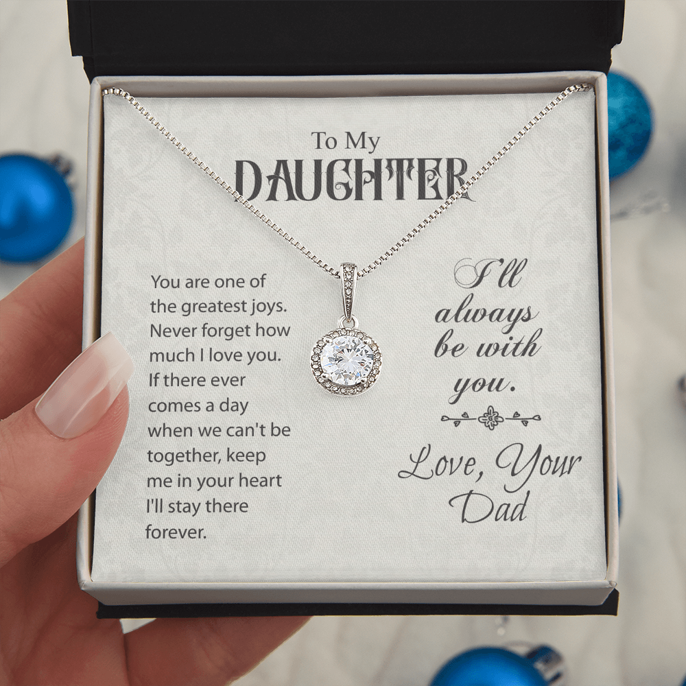 To my daughter from Dad (Eternel Hope Necklace)