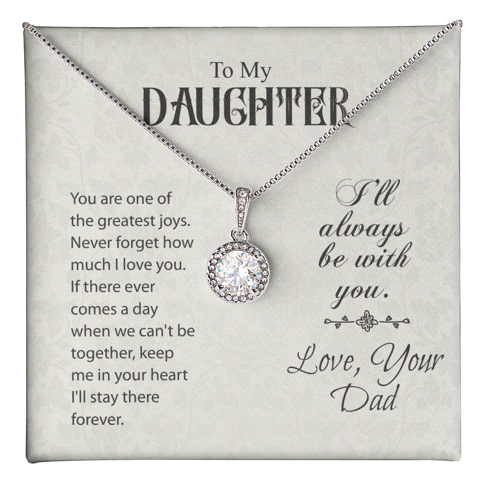 To my daughter from Dad (Eternel Hope Necklace)