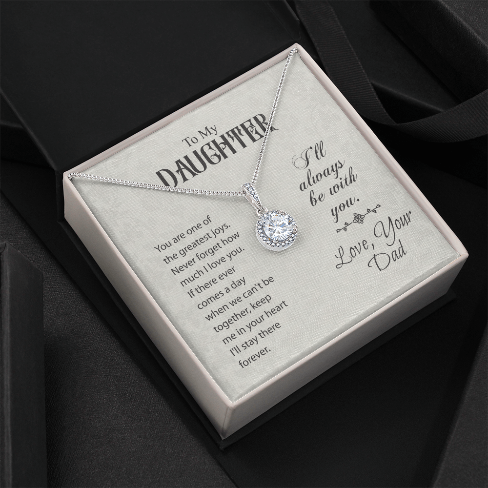 To my daughter from Dad (Eternel Hope Necklace)