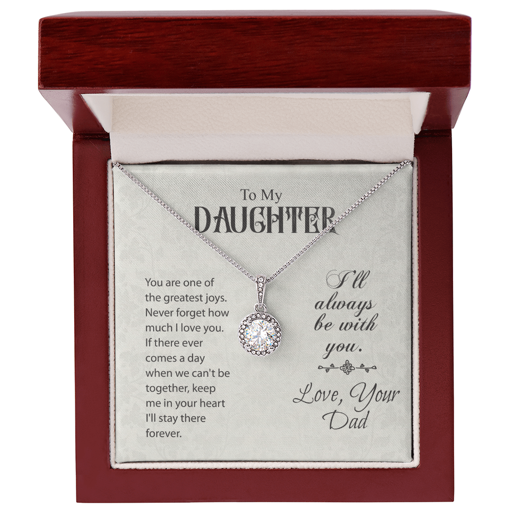 To my daughter from Dad (Eternel Hope Necklace)