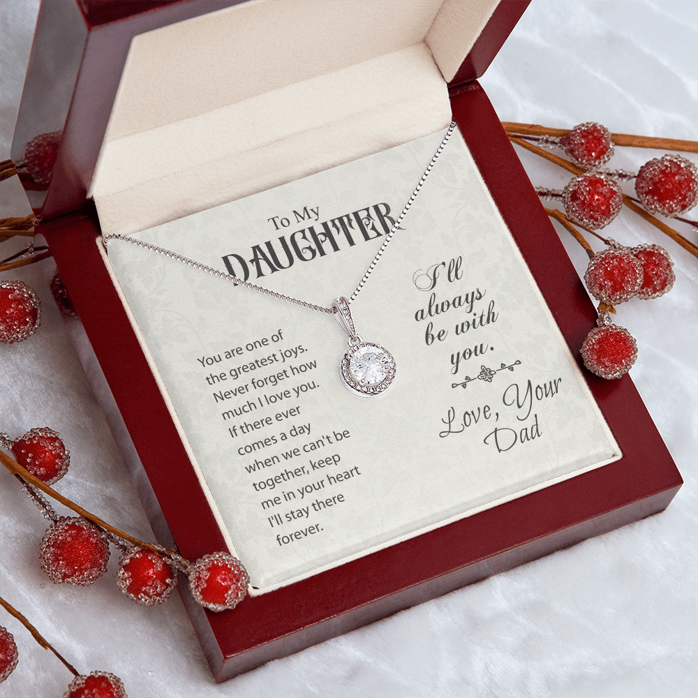 To my daughter from Dad (Eternel Hope Necklace)