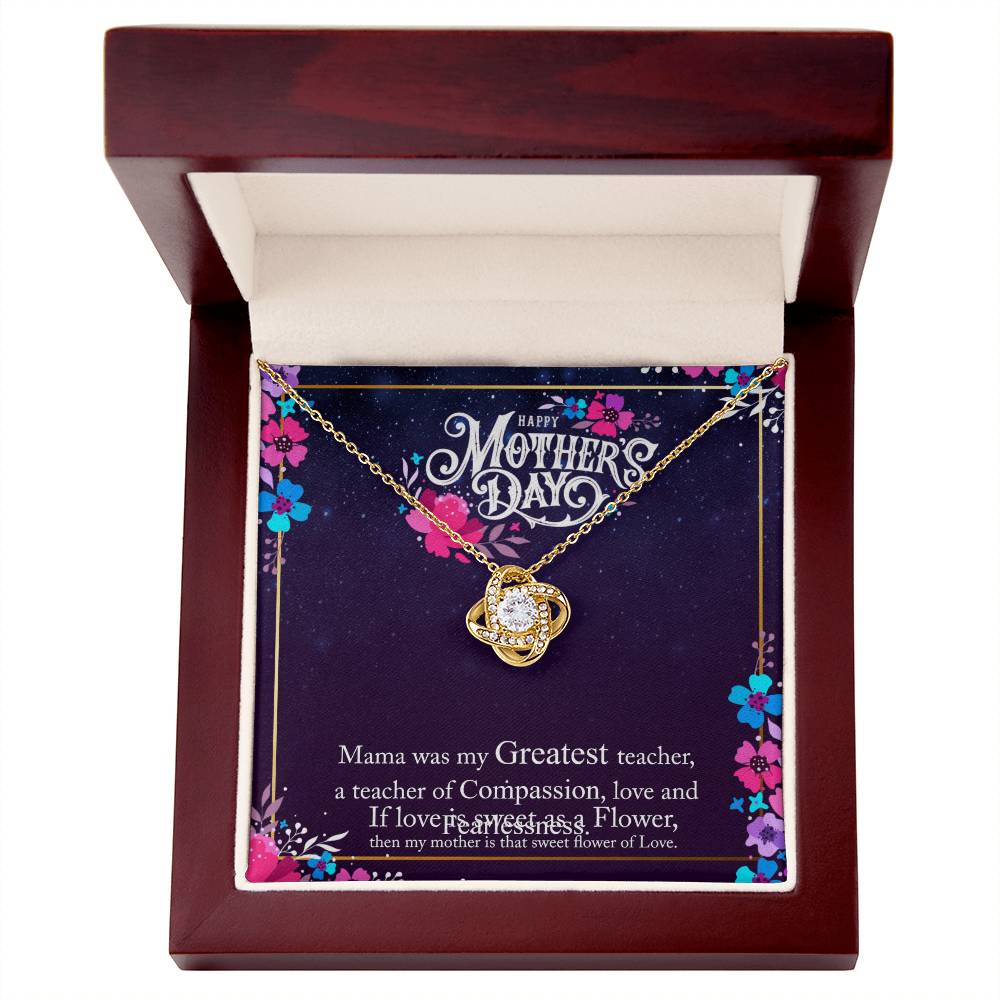 To my Mother's (Love Knot necklace)