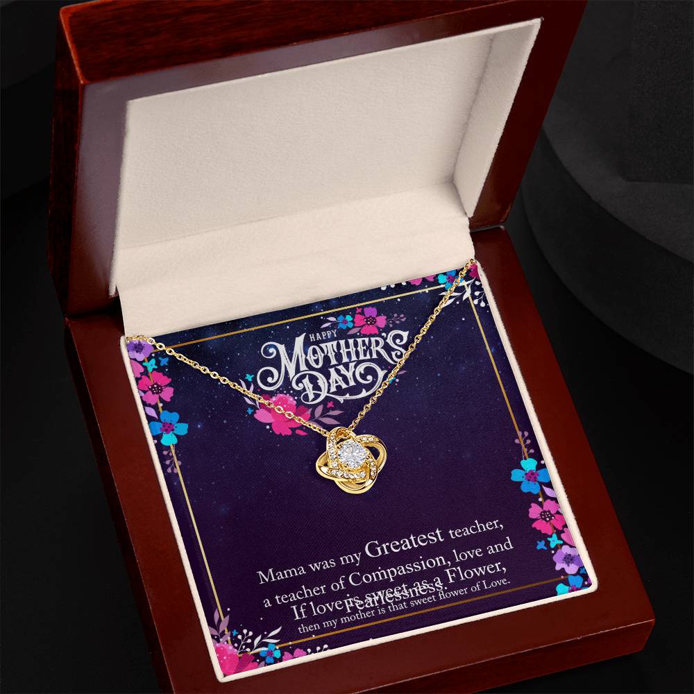 To my Mother's (Love Knot necklace)