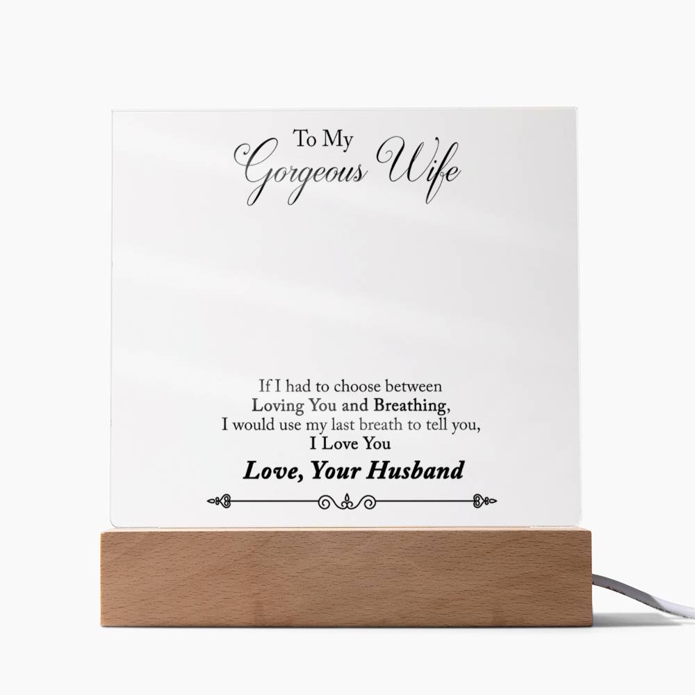 Acrylic Square Plaque
