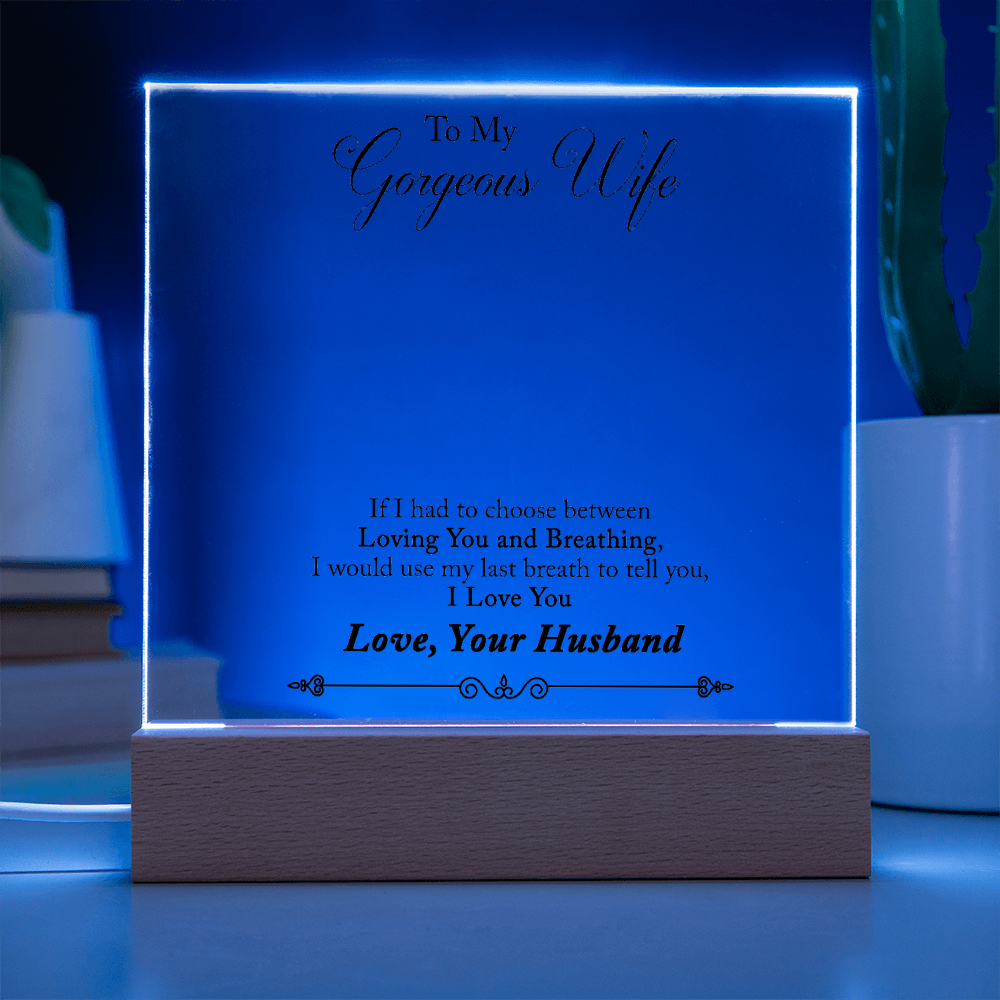 Acrylic Square Plaque