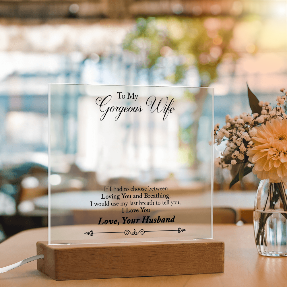 Acrylic Square Plaque