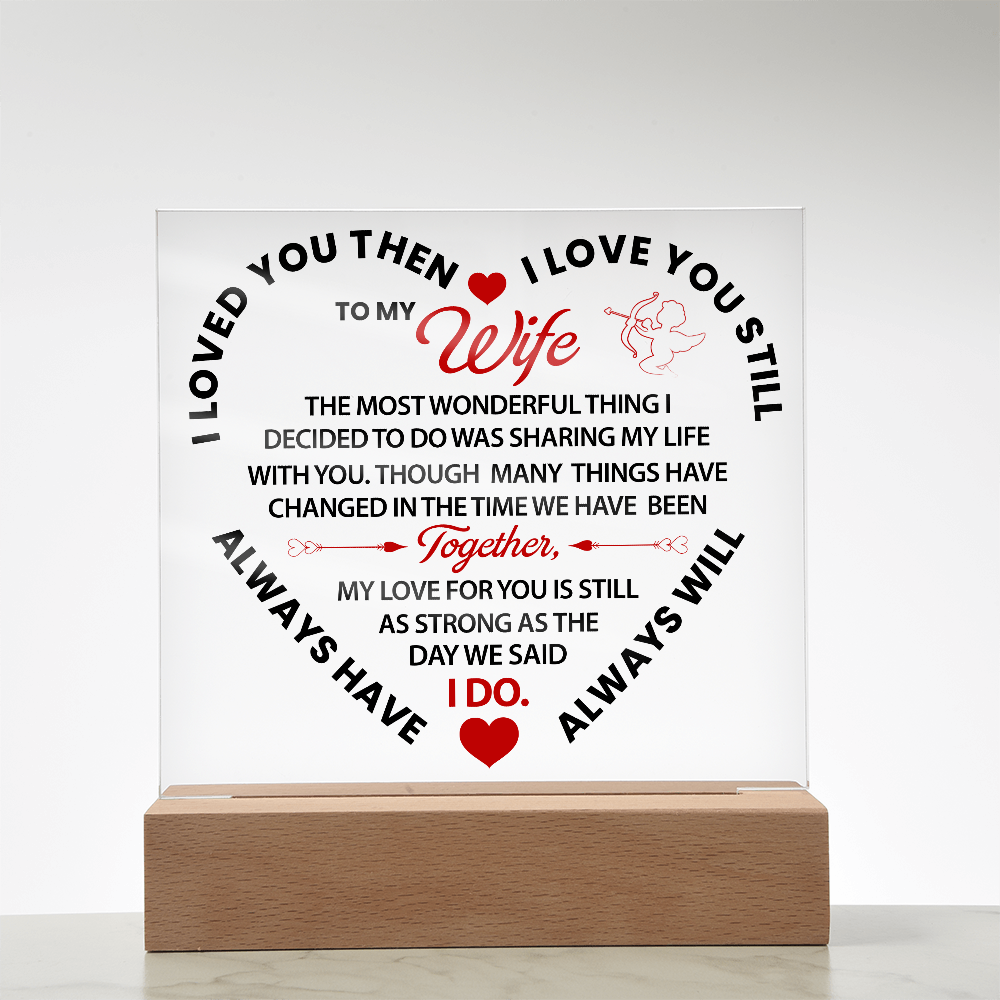 Personalized Penguin Couple Acrylic Photo Block– Custom Photo Romantic Gift for Couples