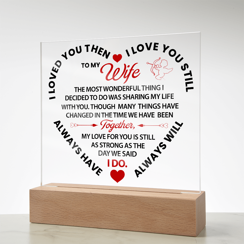 Personalized Penguin Couple Acrylic Photo Block– Custom Photo Romantic Gift for Couples