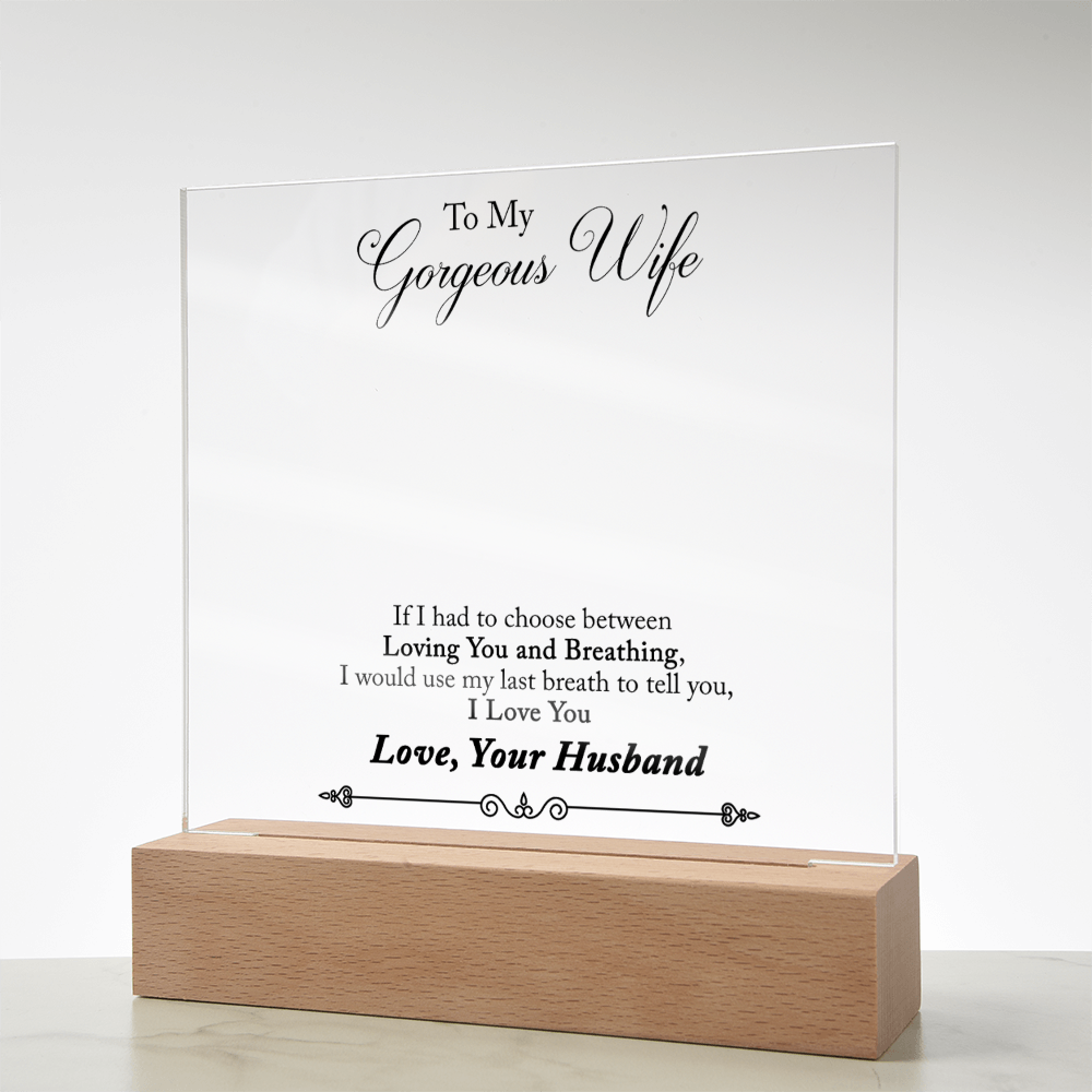Acrylic Square Plaque