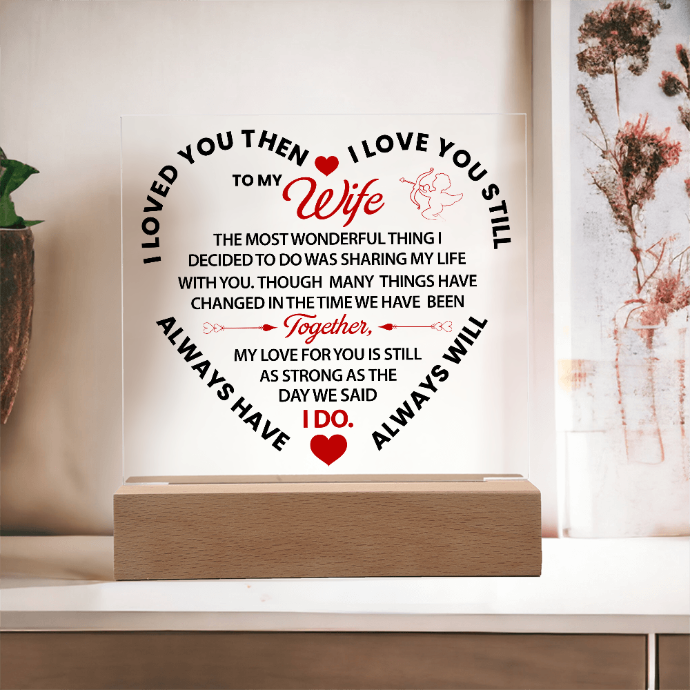 Personalized Penguin Couple Acrylic Photo Block– Custom Photo Romantic Gift for Couples