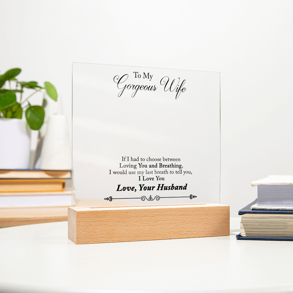 Acrylic Square Plaque