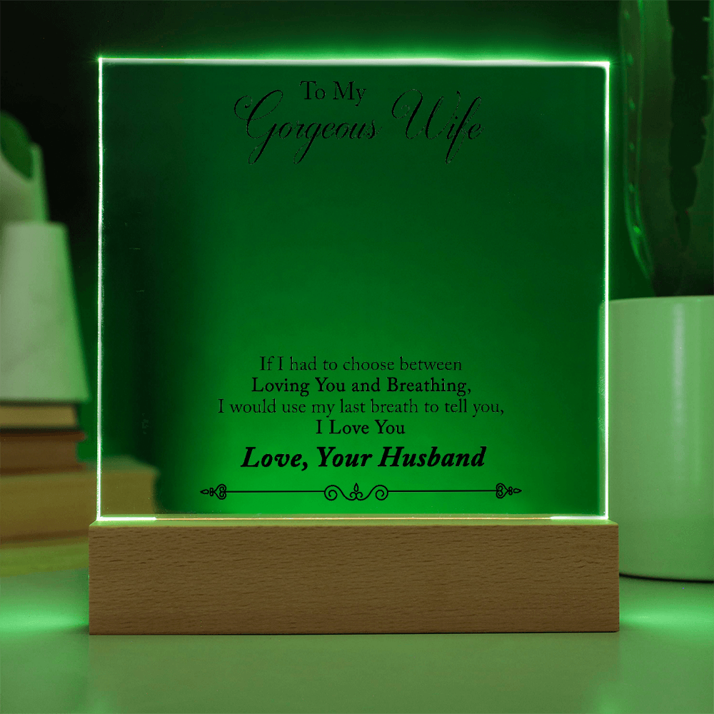 Acrylic Square Plaque