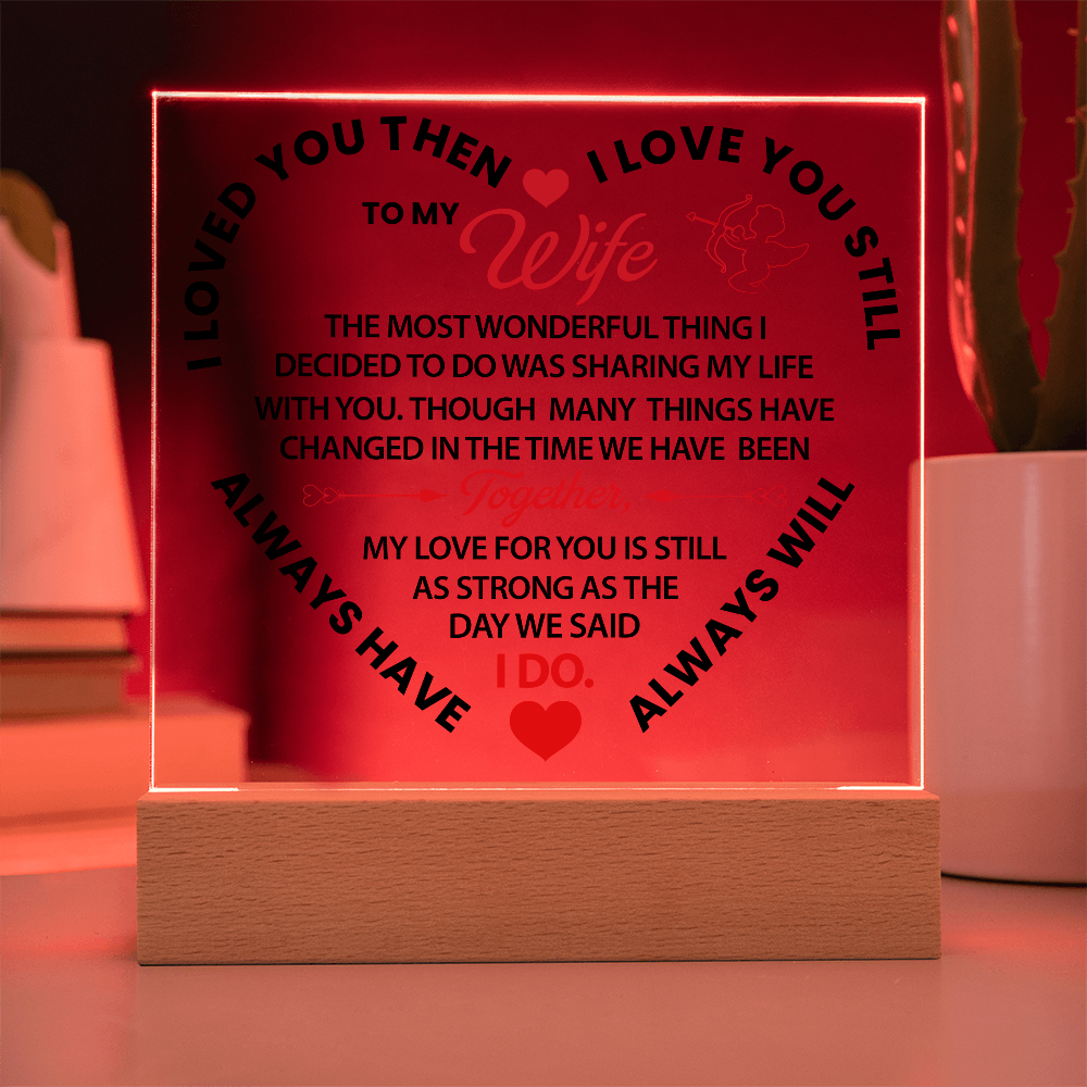 Personalized Penguin Couple Acrylic Photo Block– Custom Photo Romantic Gift for Couples
