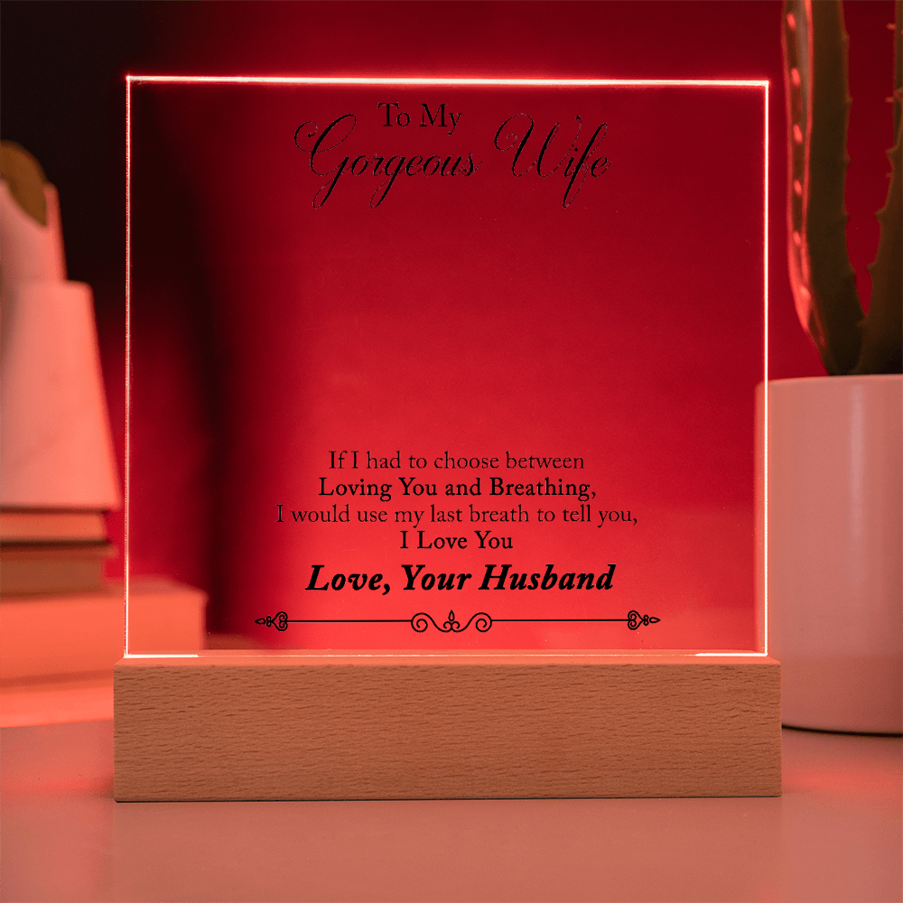 Acrylic Square Plaque