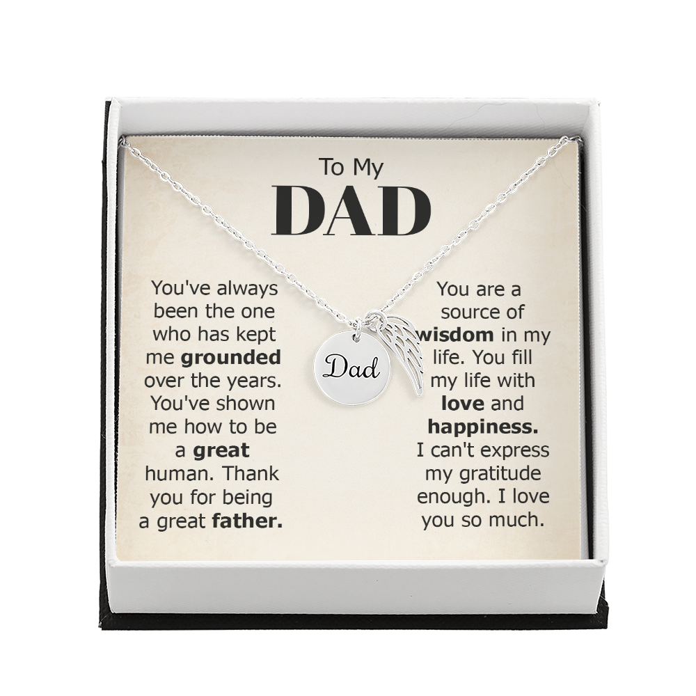 To my Dad necklace
