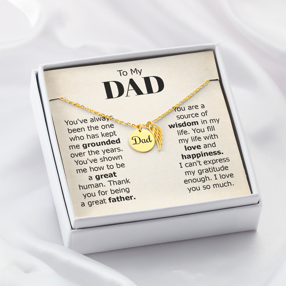 To my Dad necklace