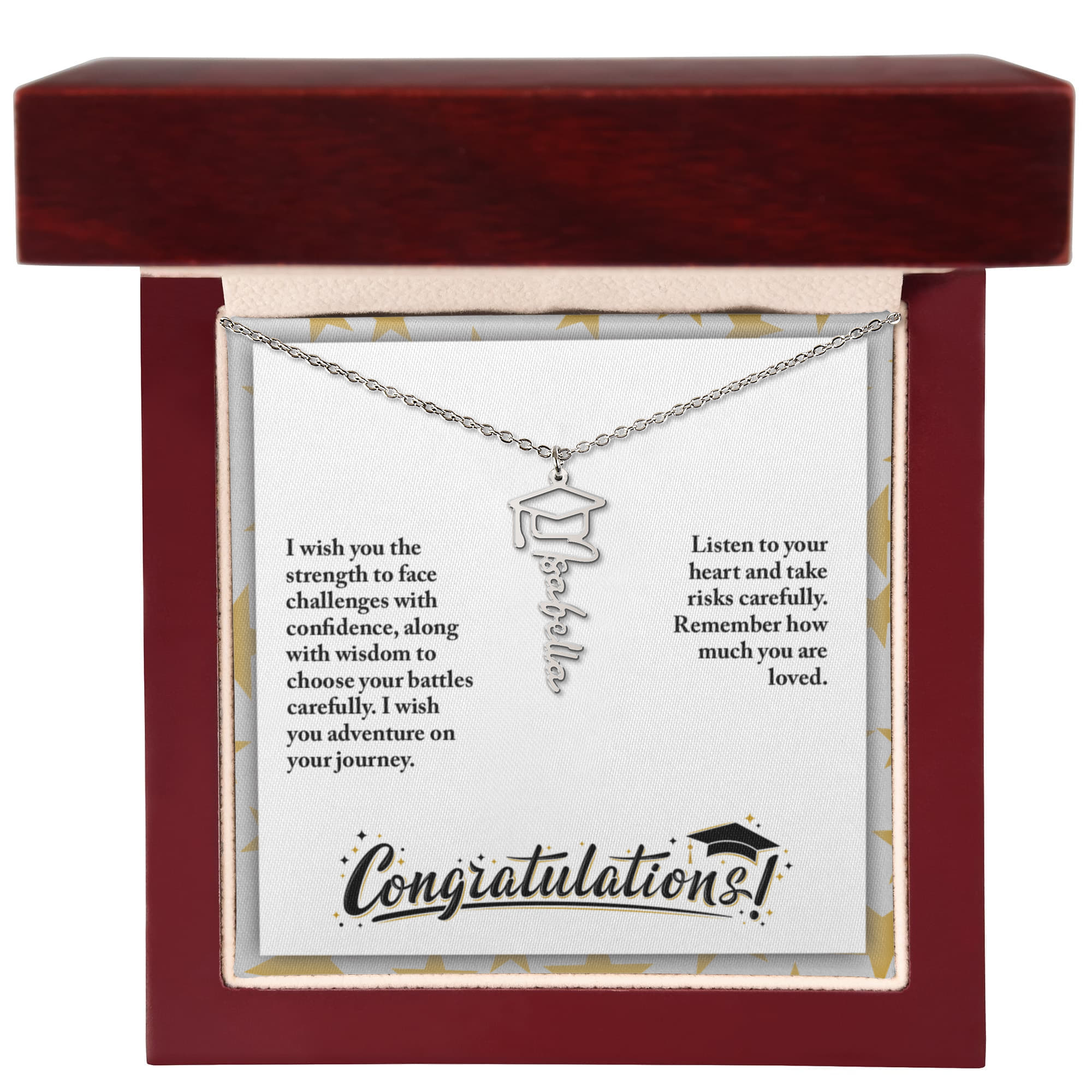 Graduation Name Necklace