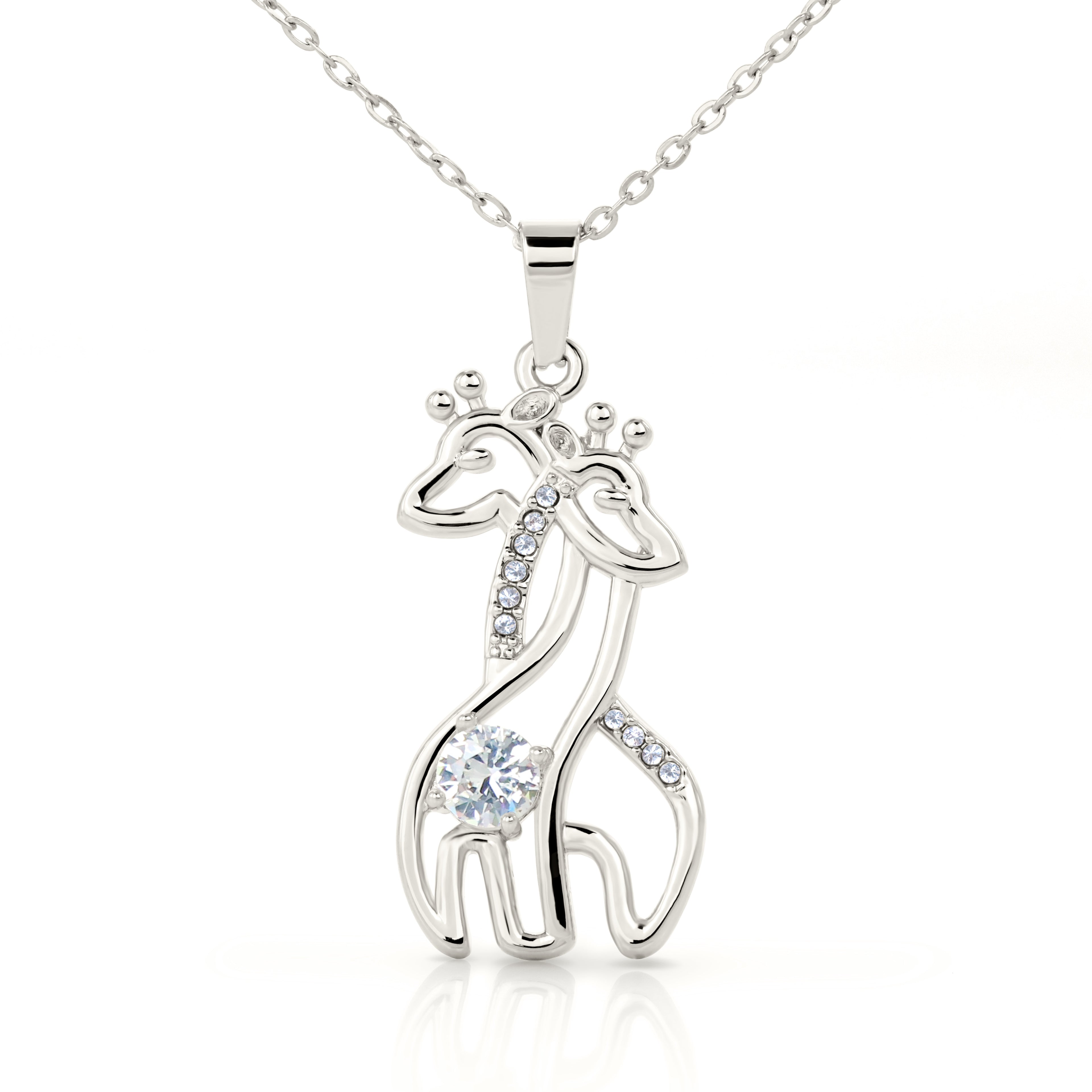 Happy mother's Day Giraffe Necklace