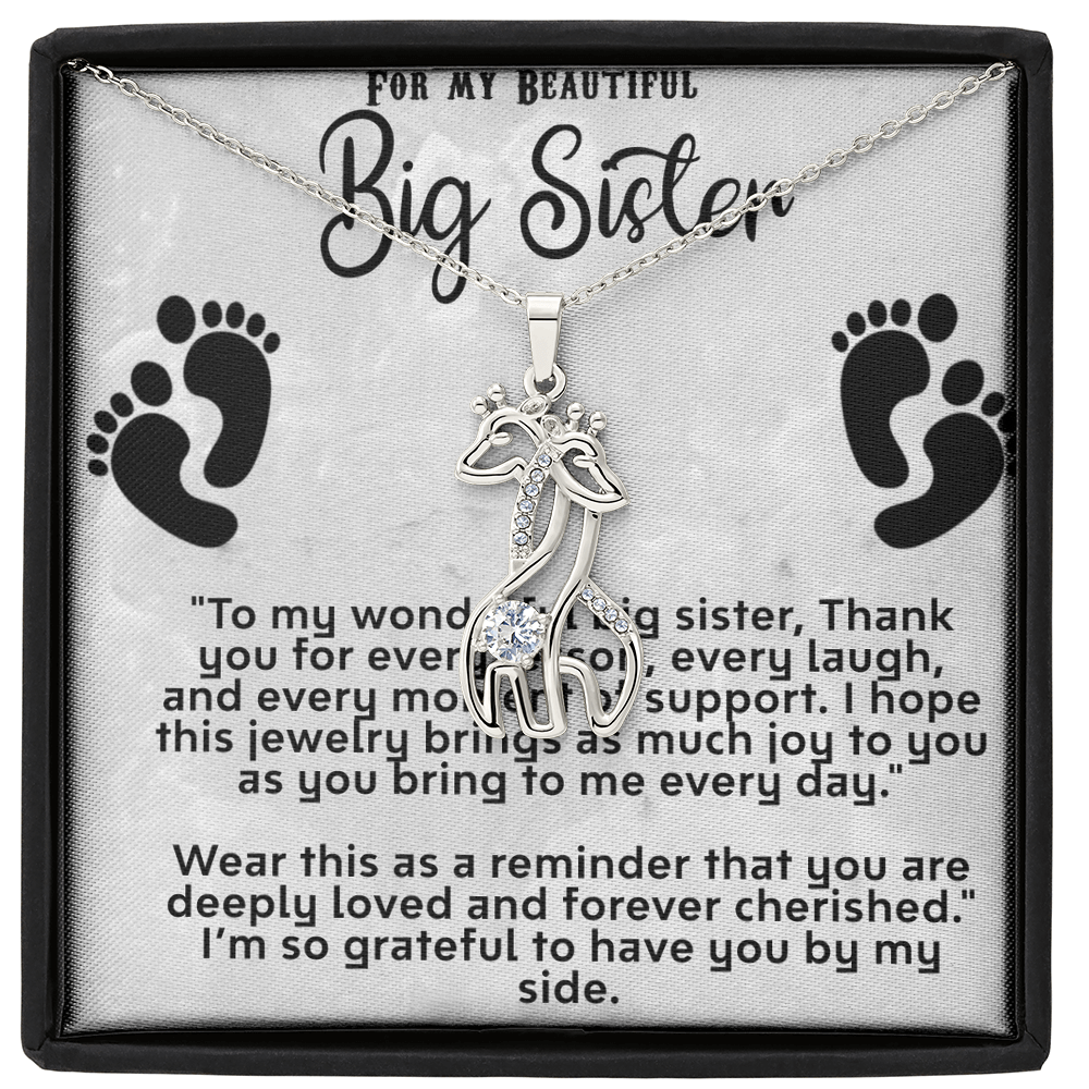 For my big sister Giraffe Necklace