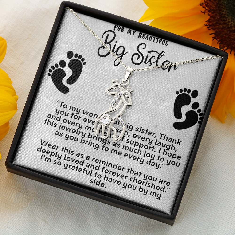 For my big sister Giraffe Necklace