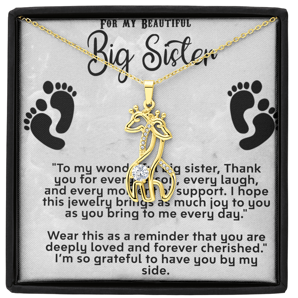 For my big sister Giraffe Necklace