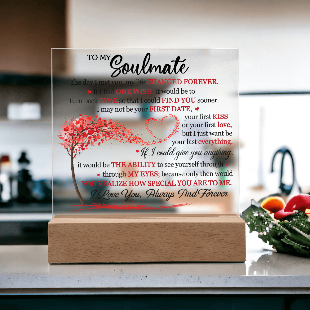 heart tree soulmate keepsake block
