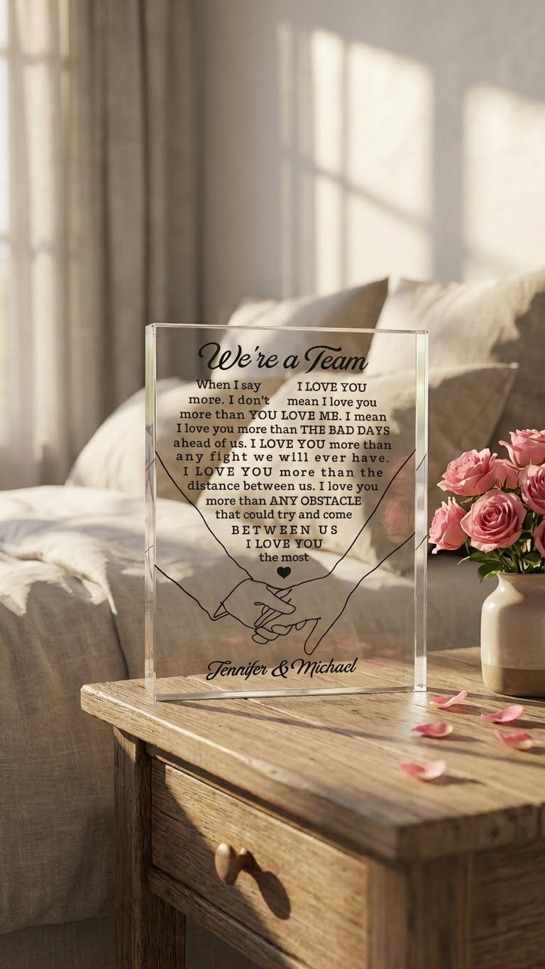 modern couple keepsake home decor sign