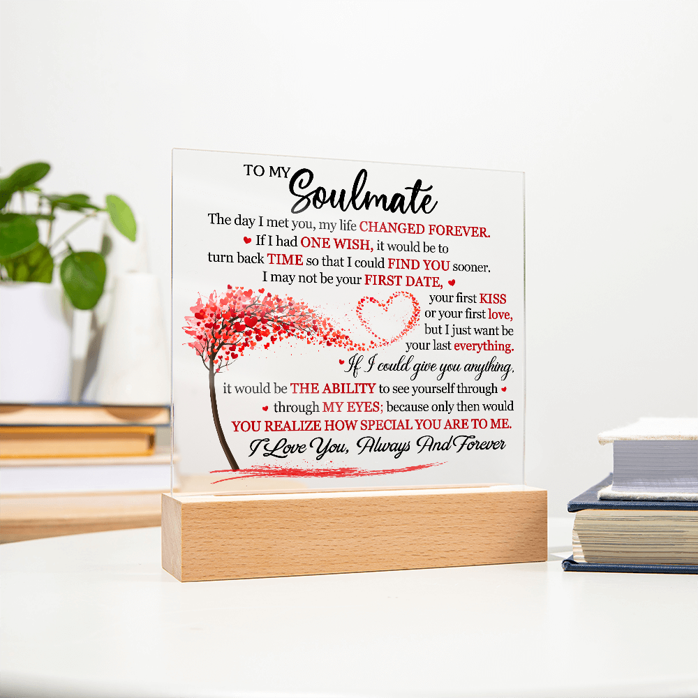 personalized couple love acrylic décor
