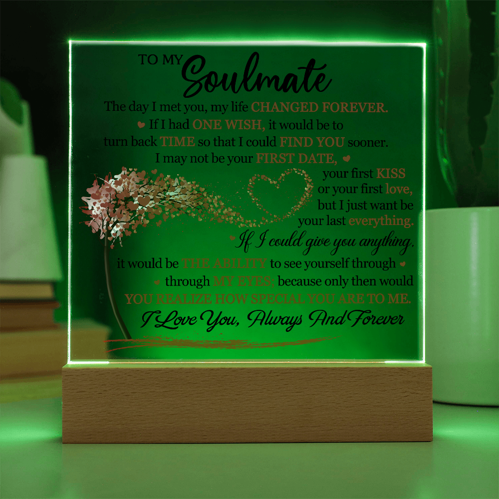 romantic acrylic gift for partner